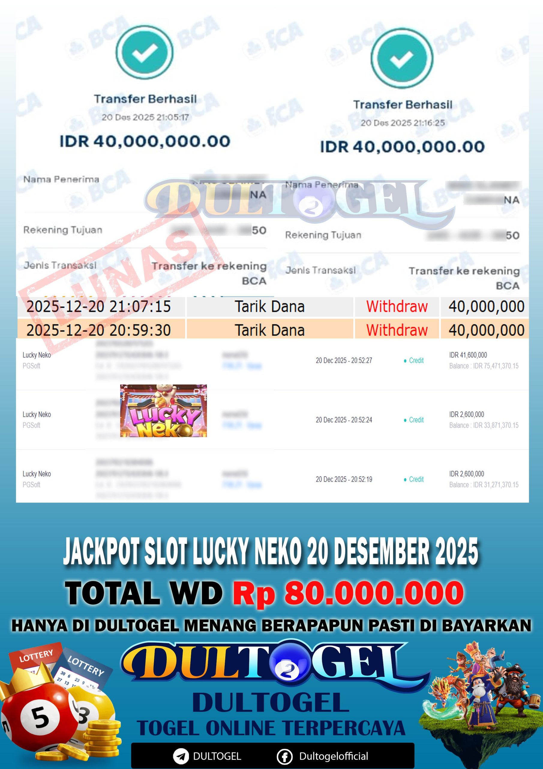BUKTI JP DULTOGEL 20 DESEMBER 2025