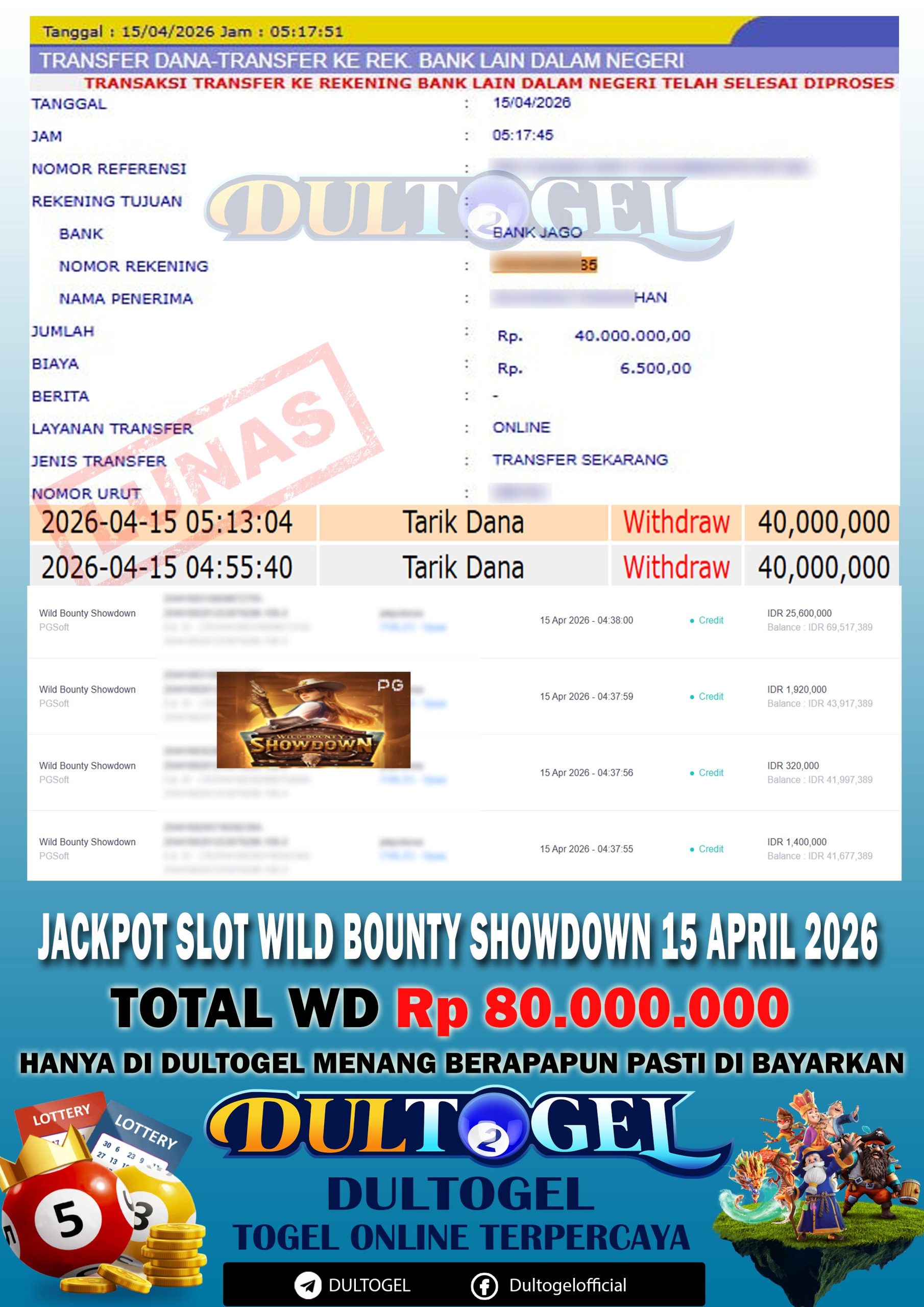 BUKTI JP DULTOGEL 15 APRIL 2026